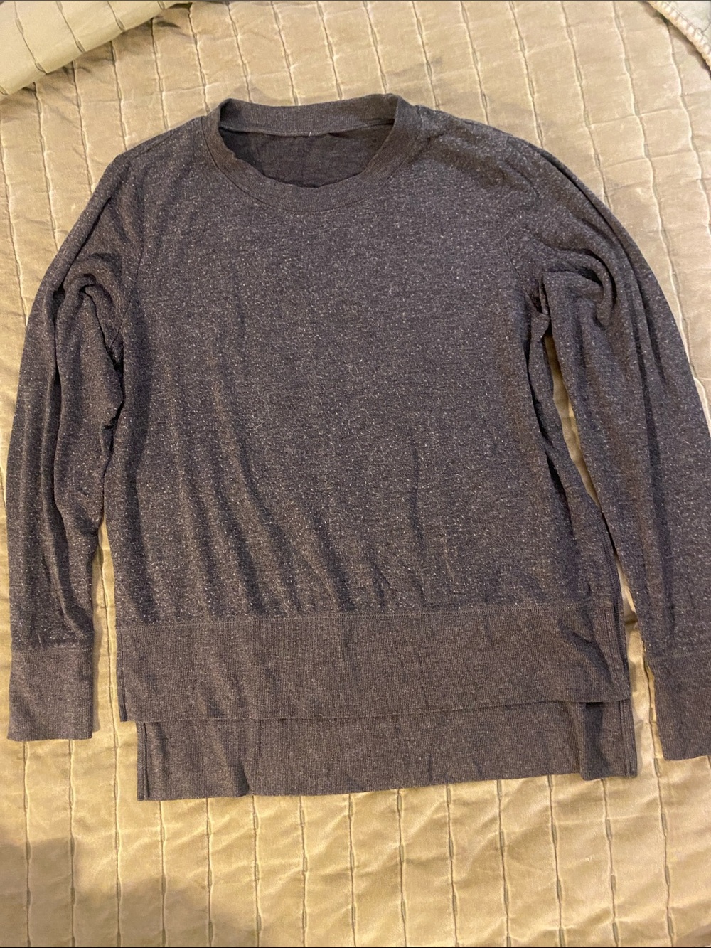 ALO Yoga Women's Crewneck Sweater - Charcoal Heather